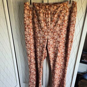 Floral HI-Rise Flares